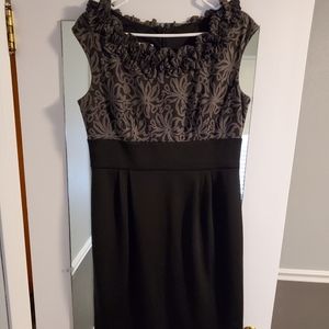 Cute black and grey dress size 14